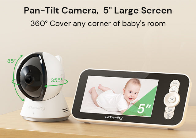 best non wifi baby monitor large screen